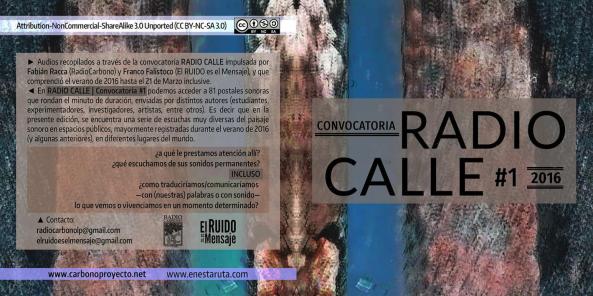 tapa y contratapa Radio Calle - central